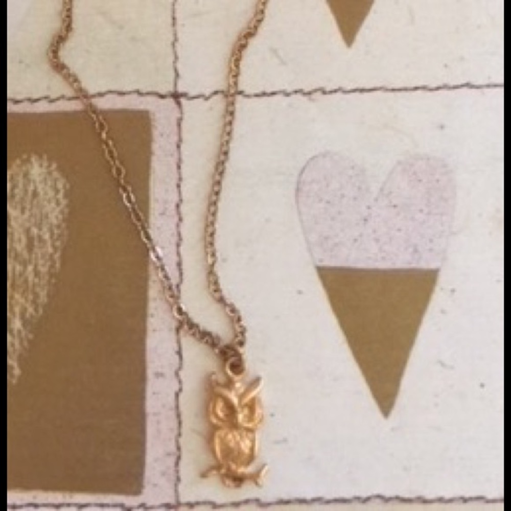 🆕18kt. Gold Owl Necklace👀👀